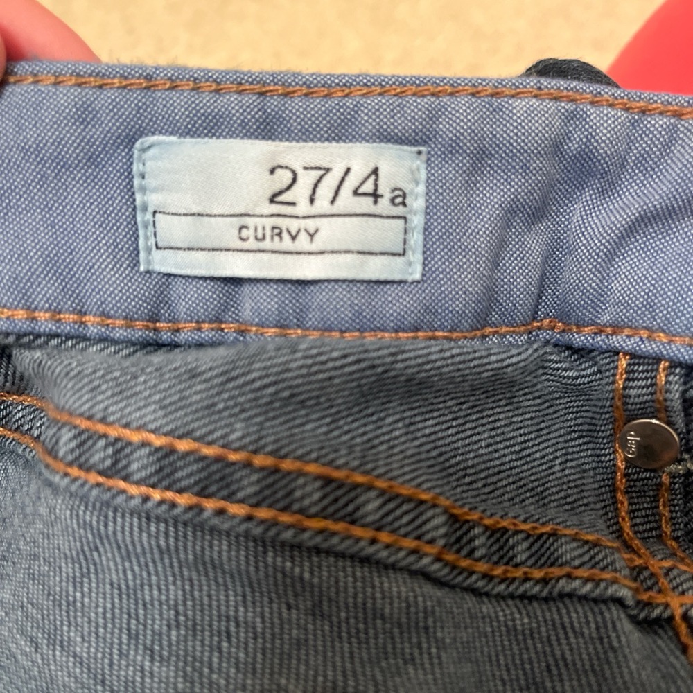 GAP Denim Jeans with Orange Stitching